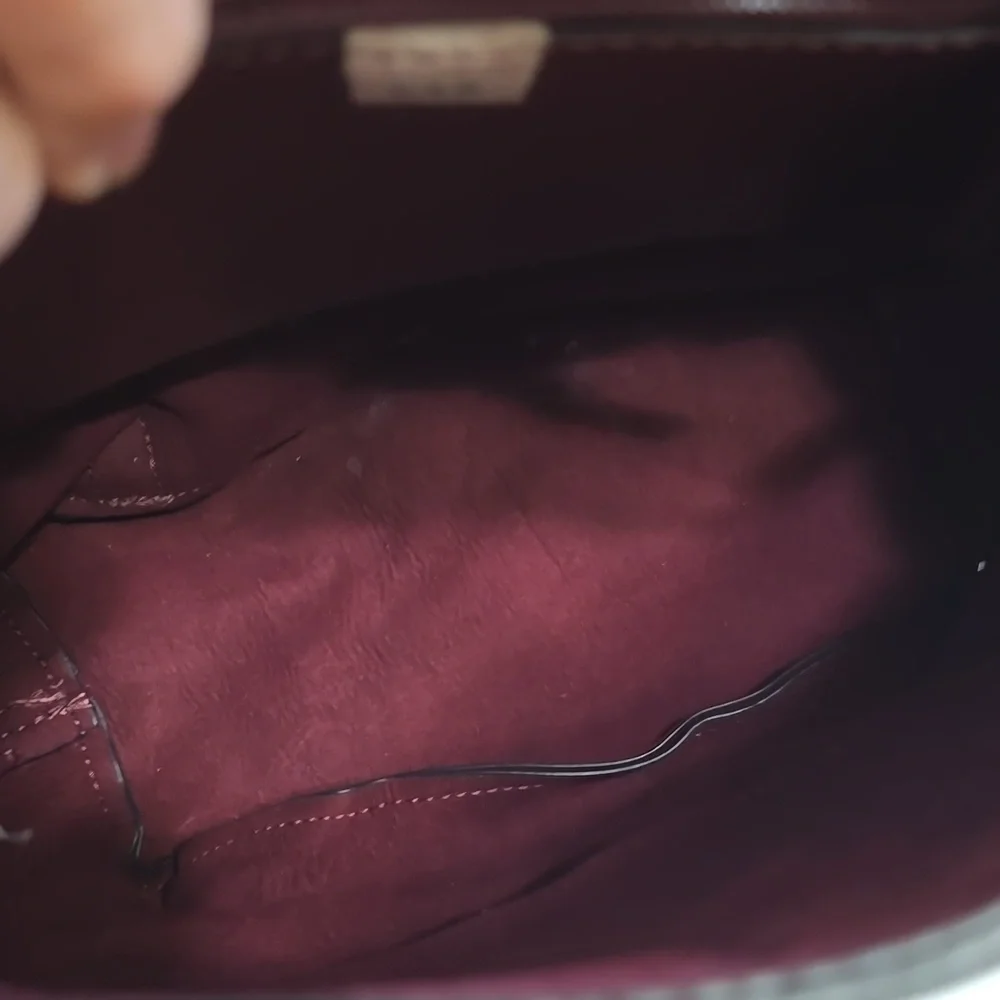 GAP FAUX LEATHER‎ Burgundy Convertible Backpack/Shoulder Bag